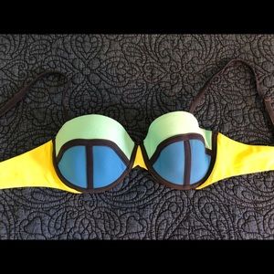 Maaji color block bikini top